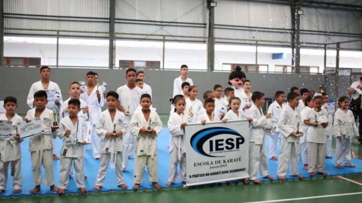 Com 100 dias de funcionamento, escola de karatê do IESP já atende 55 alunos em Marituba